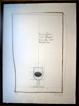 石版画 Hernandez Pijuan - S/T