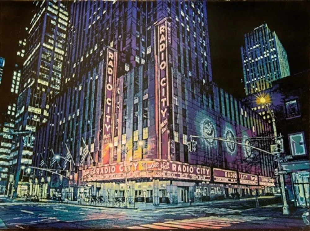 镂版印刷 Hicks - Radio City Music Hall
