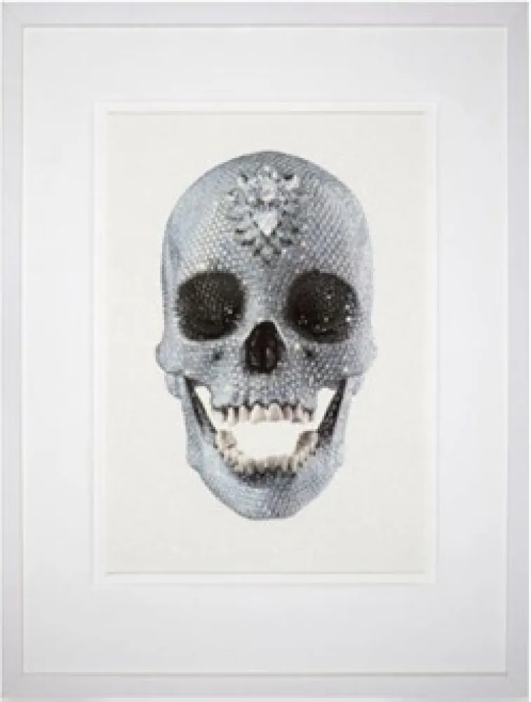 丝网印刷 Hirst - For the Love of God (White), 2011