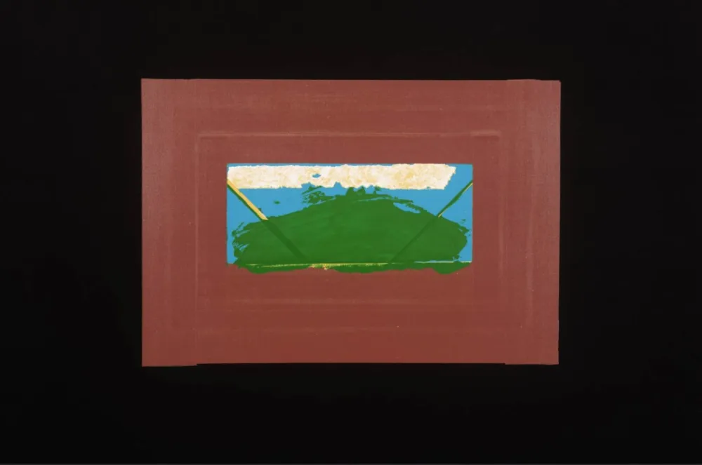 丝网印刷 Hodgkin - Indian Views Suite – Plate G