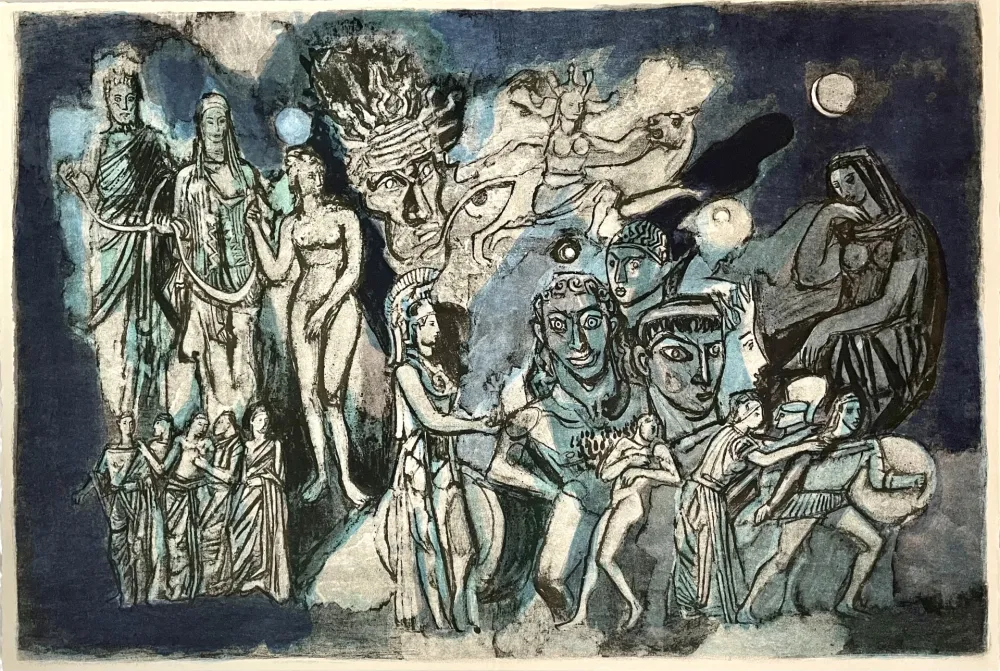 石版画 Holy - Naissance de l'Odyssée III