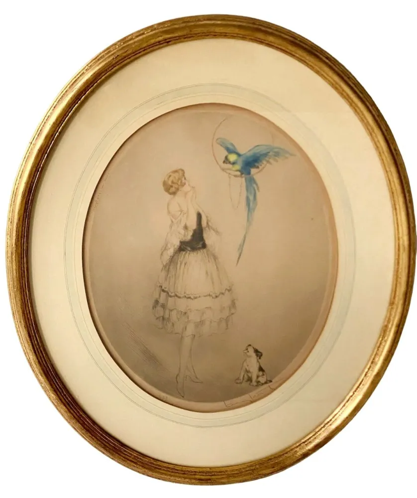 蚀刻飞尘法 Icart - Blue Parrot