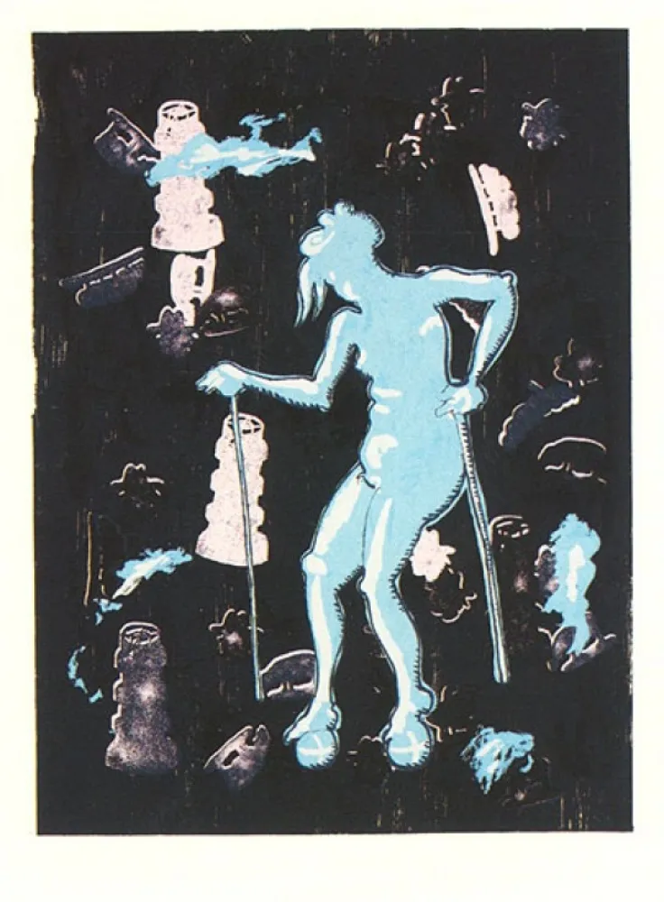 复数作品 Immendorff - Dialog - Gertrude