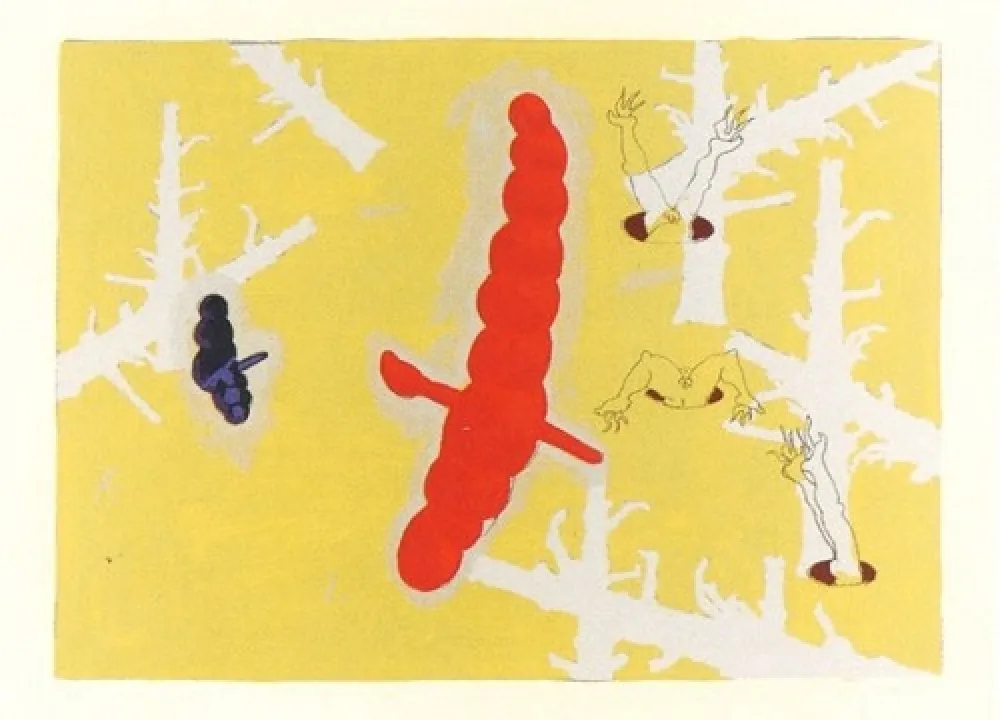 丝网印刷 Immendorff - Lästerzungen