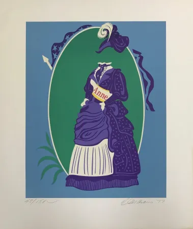 石版画 Indiana - ANNE