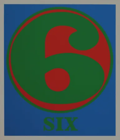 丝网印刷 Indiana - Number 6, 1968