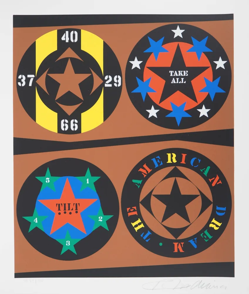 丝网印刷 Indiana - The American Dream