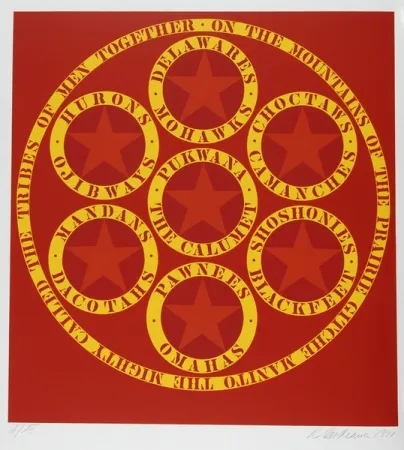 石版画 Indiana - The Calumet, from 