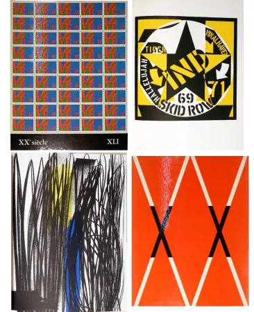 插图书 Indiana - XXe SIÈCLE (nouvelle série). n° 41 (XLI). US Art II. Panorama 73**. XXXIIIe année. Décembre 1973 (H. Hartung, R. Indiana)