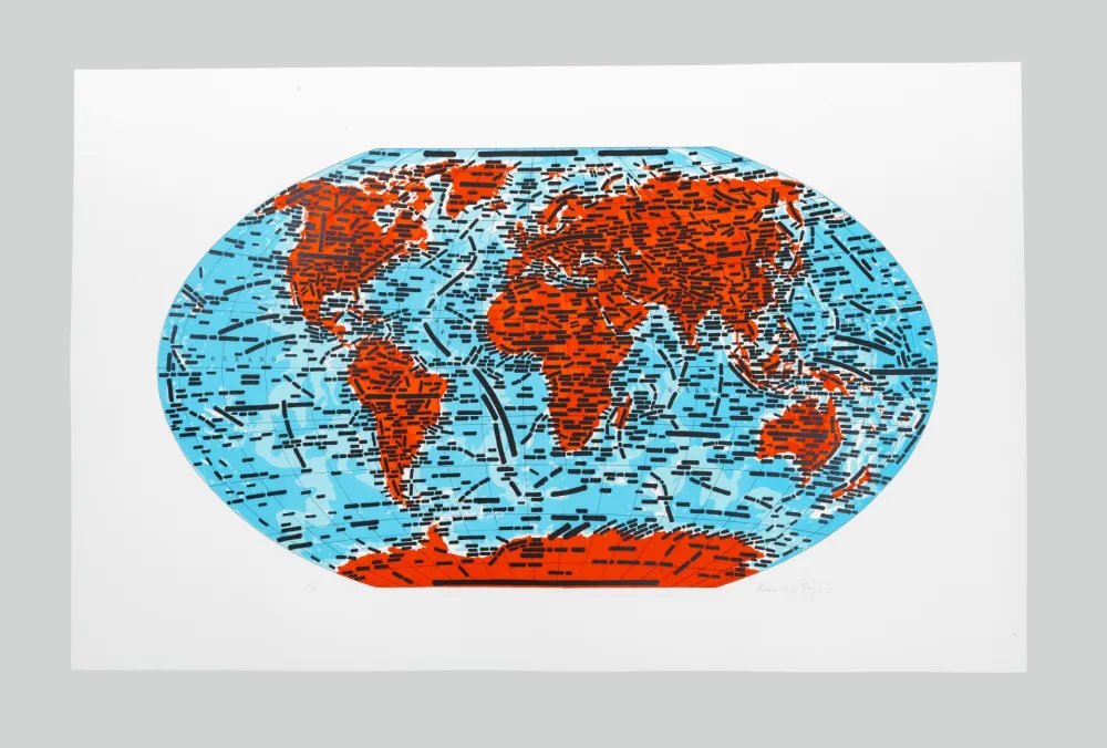 丝网印刷 Isgro - Planisfero