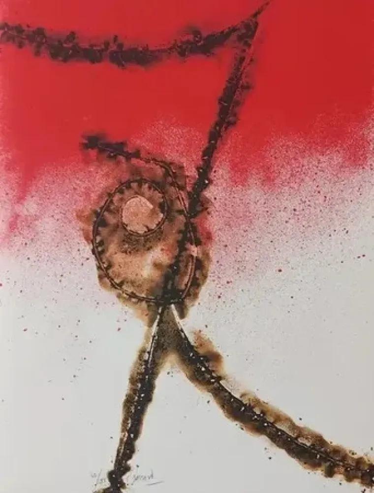 石版画 Jaccard - SANS TITRE 