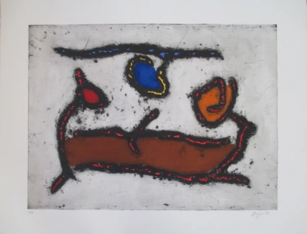 蚀刻版画 Jacobsen - La Seine - Le Barque