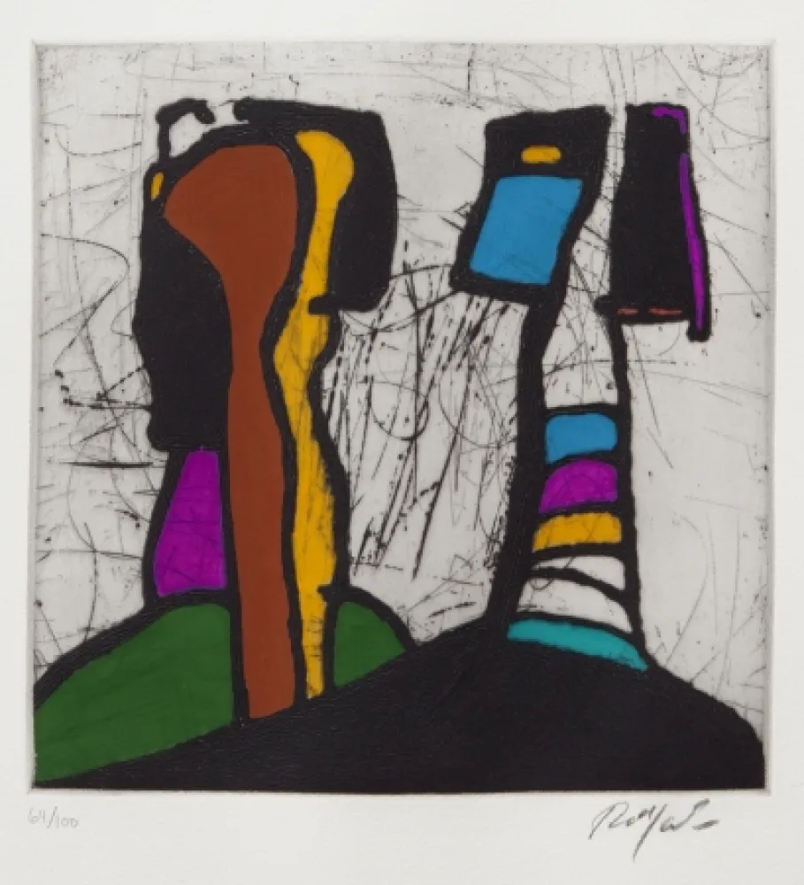 干刻版画 Jacobsen - Petit personnage I