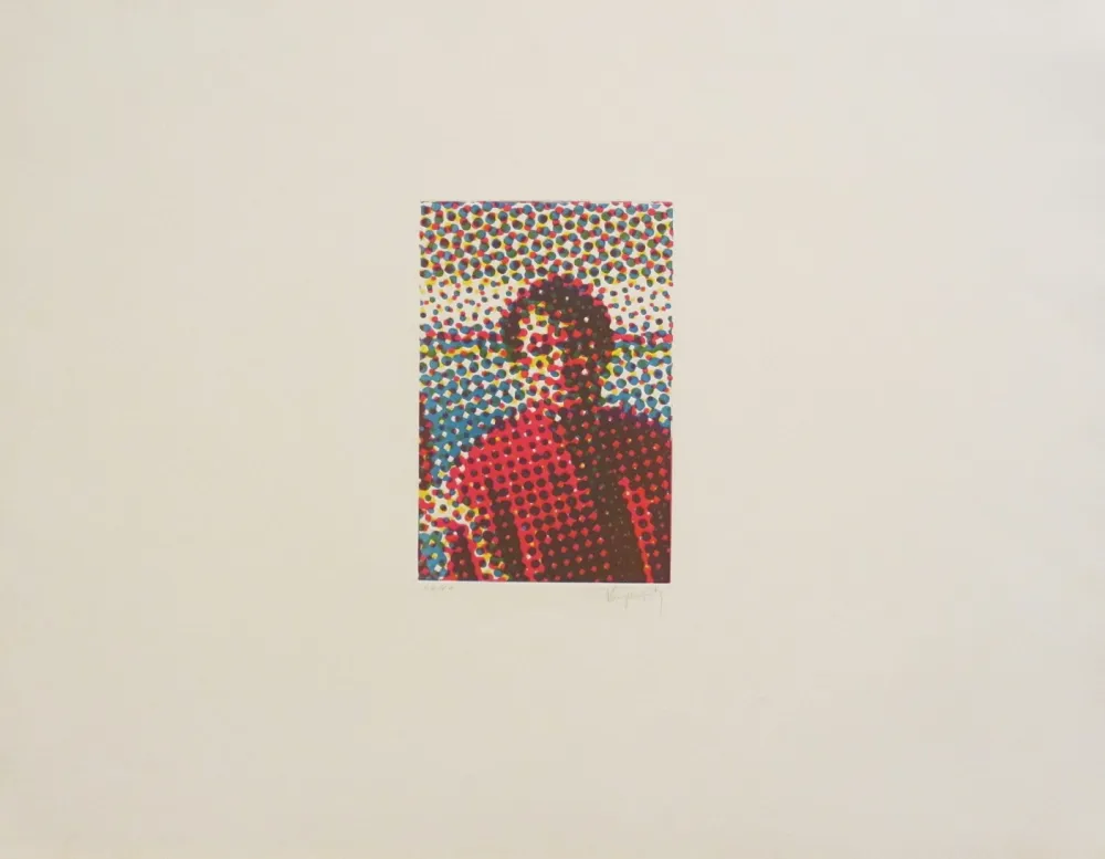 蚀刻飞尘法 Jacquet - Portrait de Mario Schifano