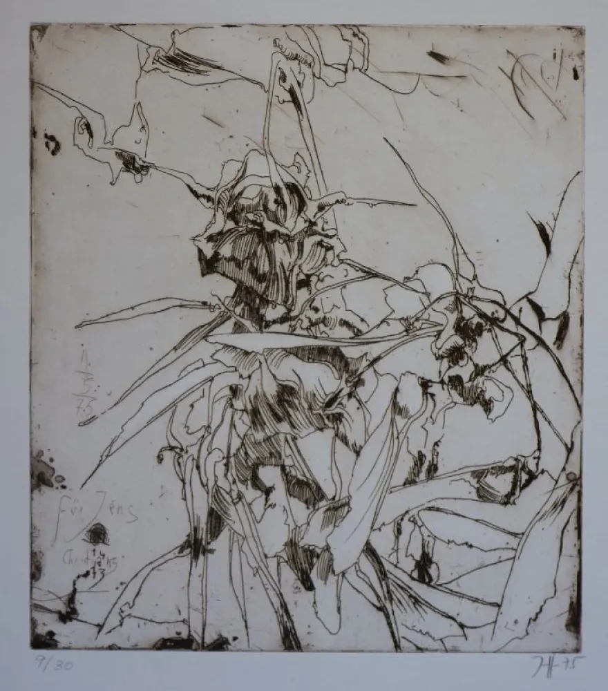 版画 Janssen - Für Jens Christians 14.10.73