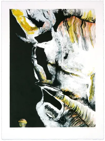 石版画 Jarrosson - Naissance de fossiles