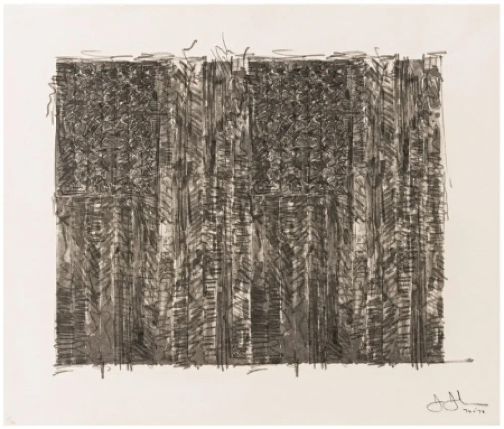 丝网印刷 Johns - Two Flags