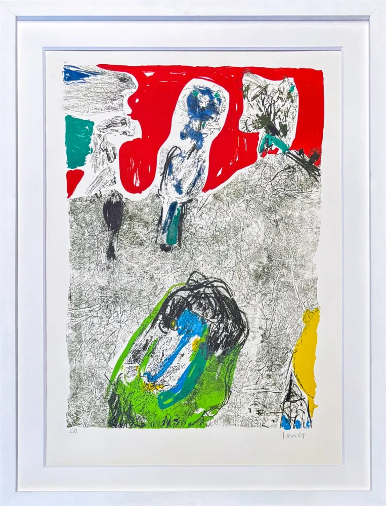 石版画 Jorn - Asger Jorn (1914–1973) – La Vallée des charme – 8-colour lithography – 1969