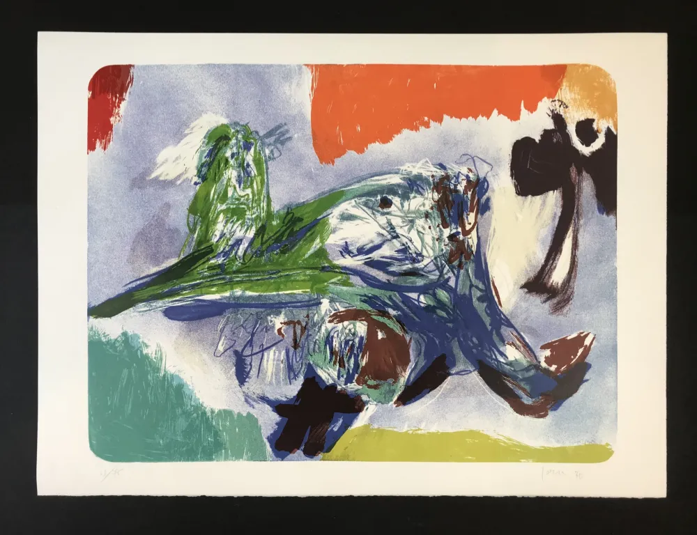 石版画 Jorn - SULLA STRADA II