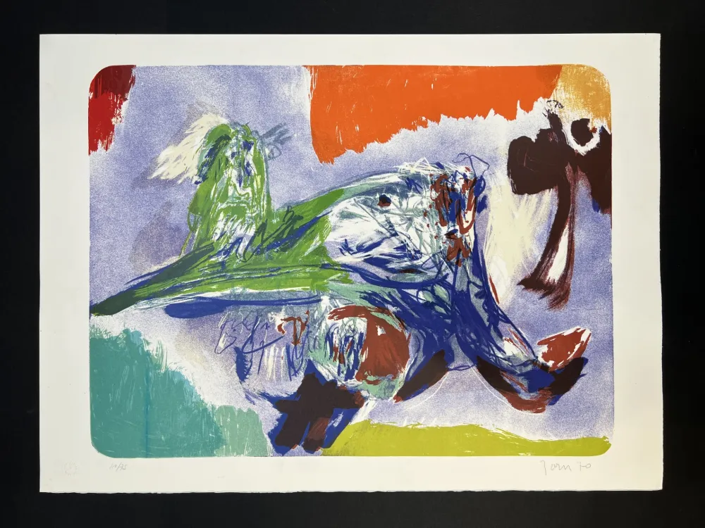 石版画 Jorn - SULLA STRADA II