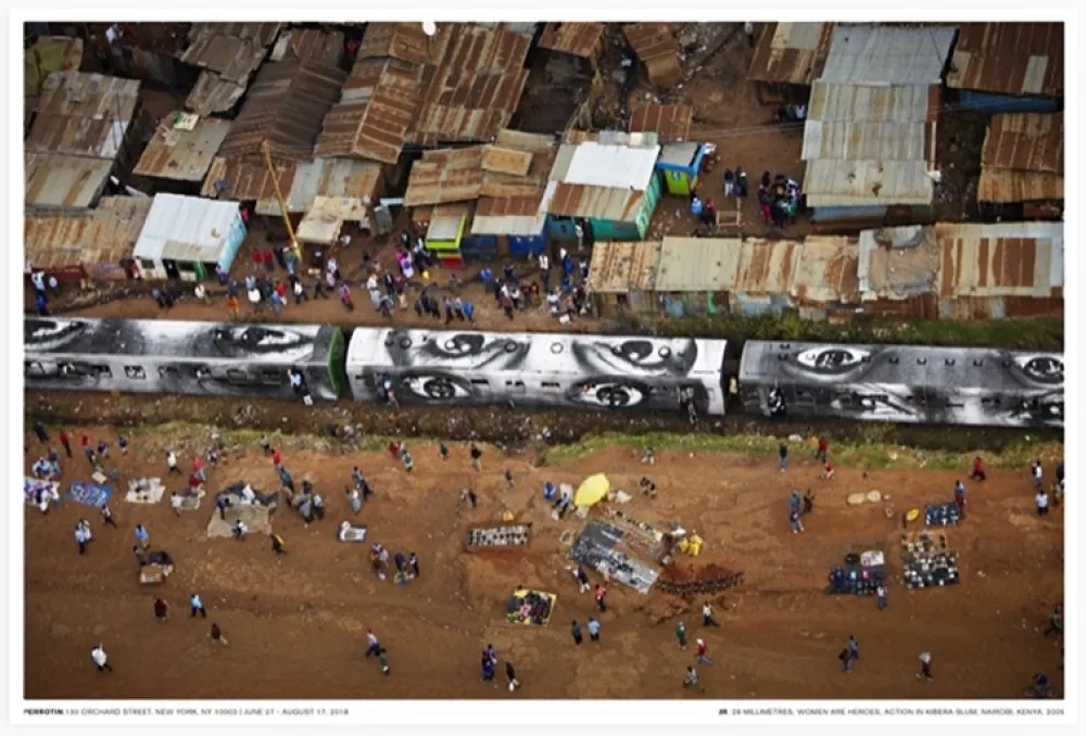 海报 Jr - Action in Kibera slum, Nairobi, Kenya