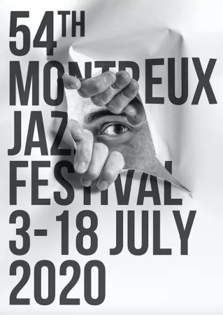 丝网印刷 Jr - Montreux Jazz Poster
