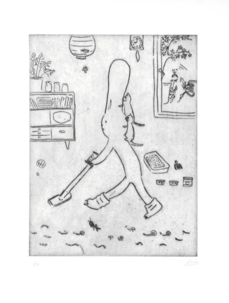 版画 Kaga - Usacchi 1