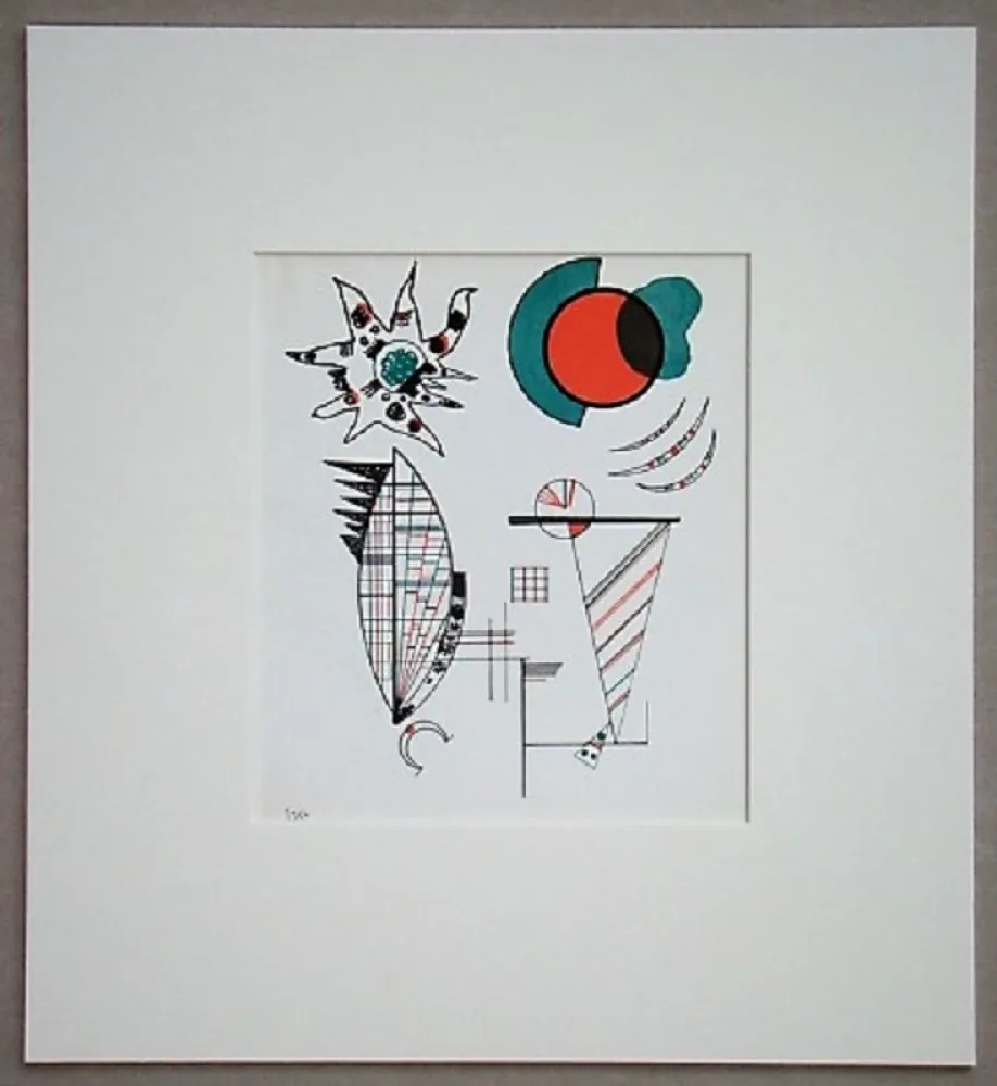 石版画 Kandinsky - Composition, 1934