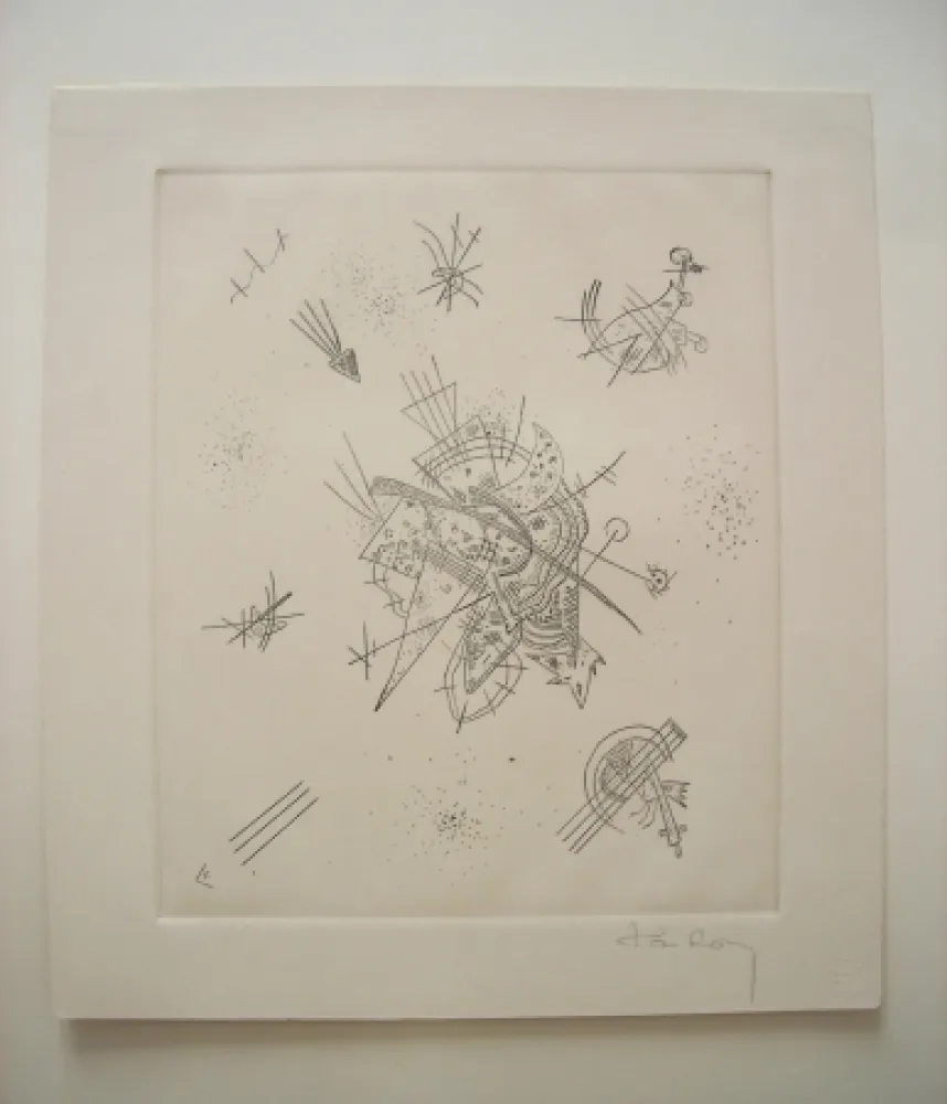 干刻版画 Kandinsky - Kleine Welten X