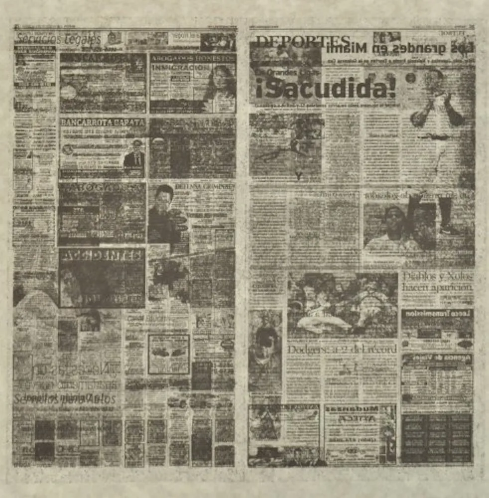 石版画 Kassay - Untitled 3/8 (La Opinión)