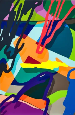 丝网印刷 Kaws - Tension No. 2