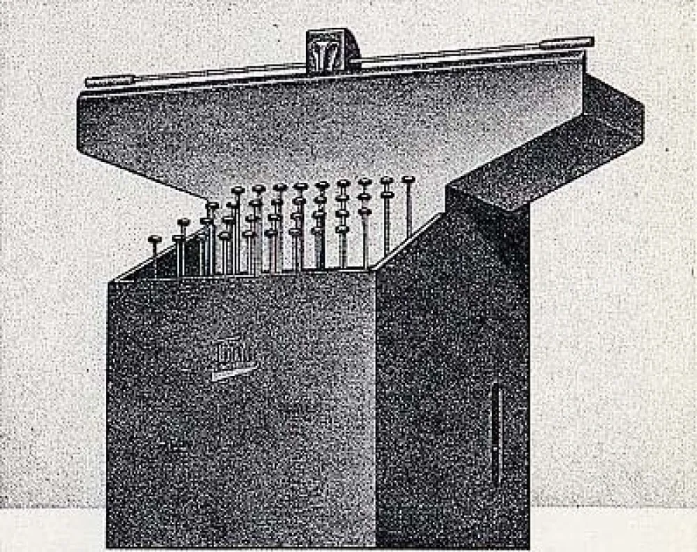 版画 Klapheck - Père maternel (Le)