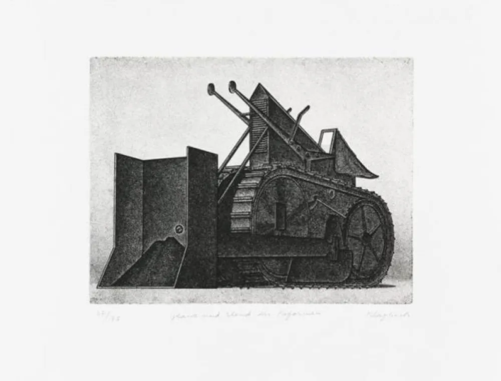 版画 Klapheck - Splendeurs et misères des réformes