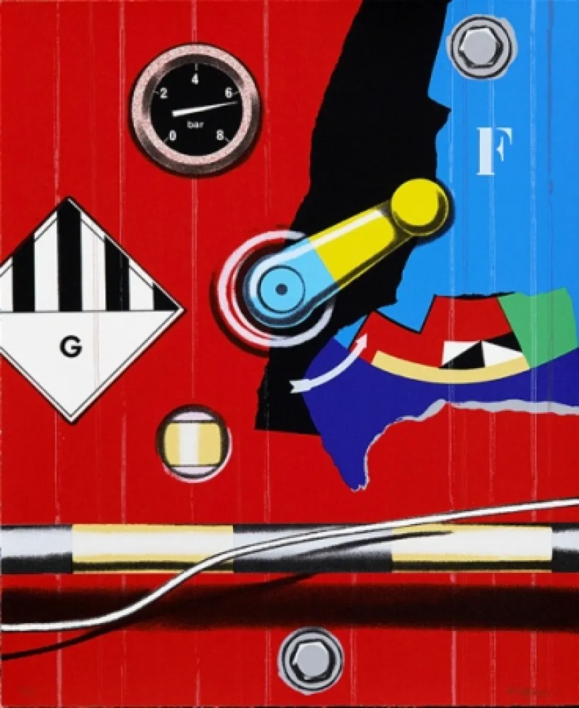 丝网印刷 Klasen - Manette/G/ rond rouge