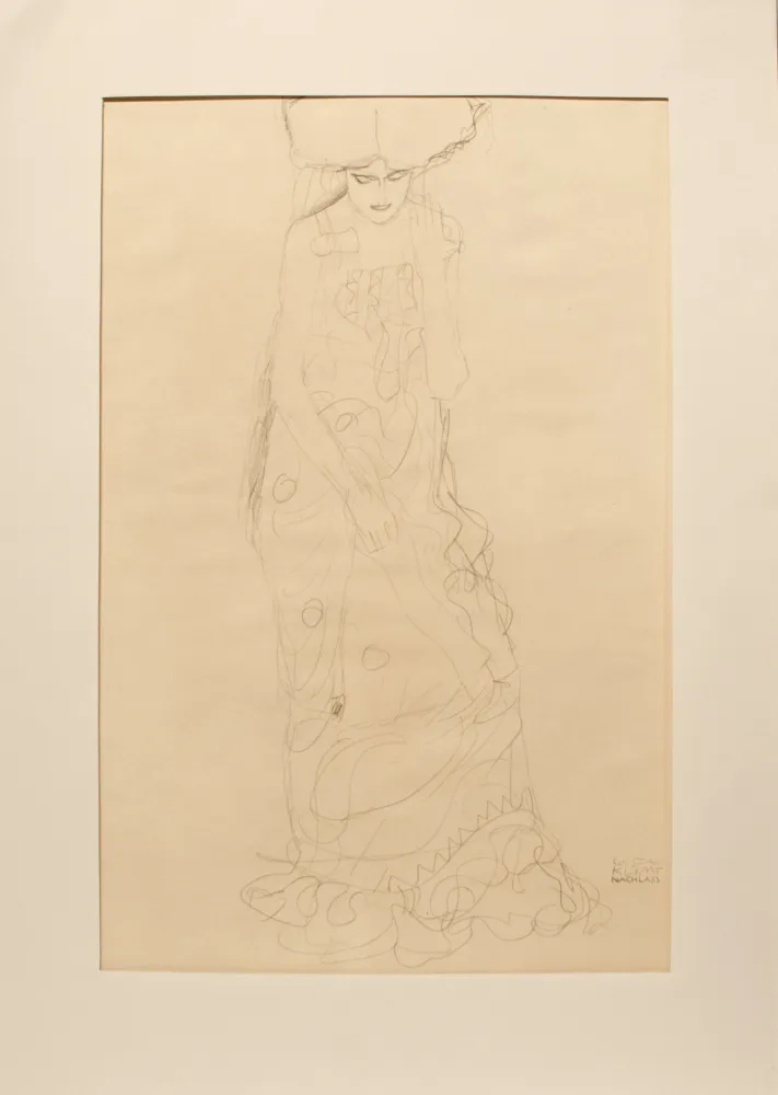 石版画 Klimt - Untitled (d)