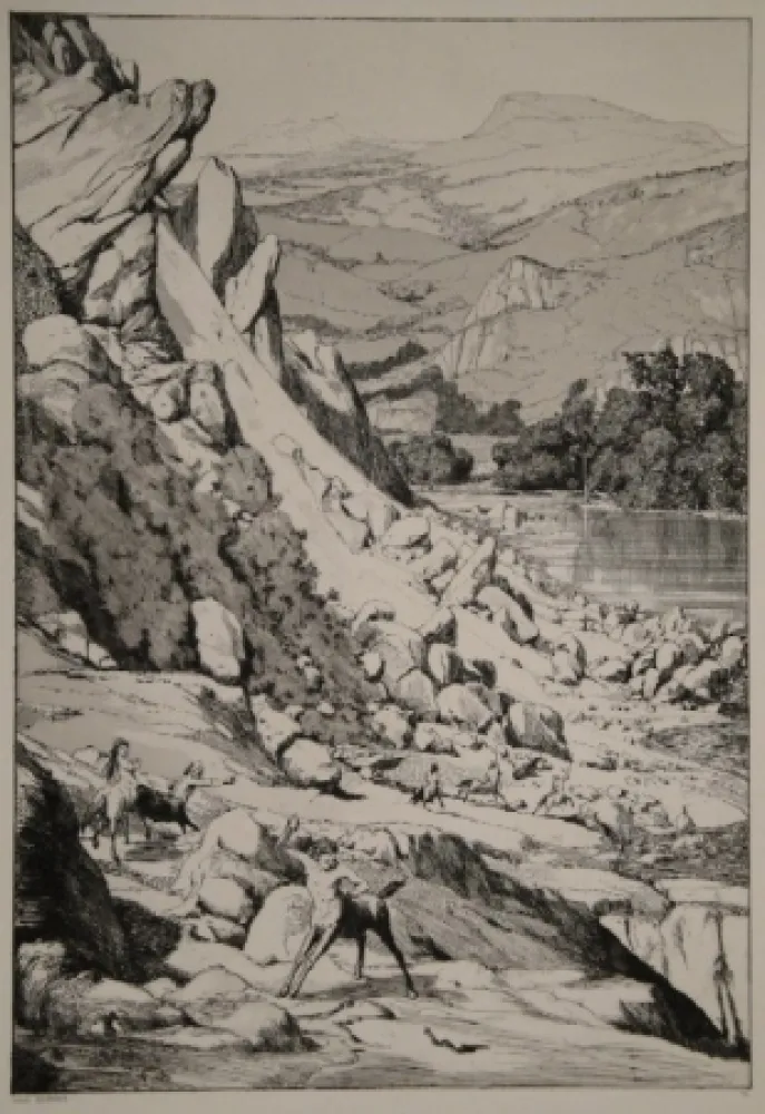 蚀刻飞尘法 Klinger - Bergsturz