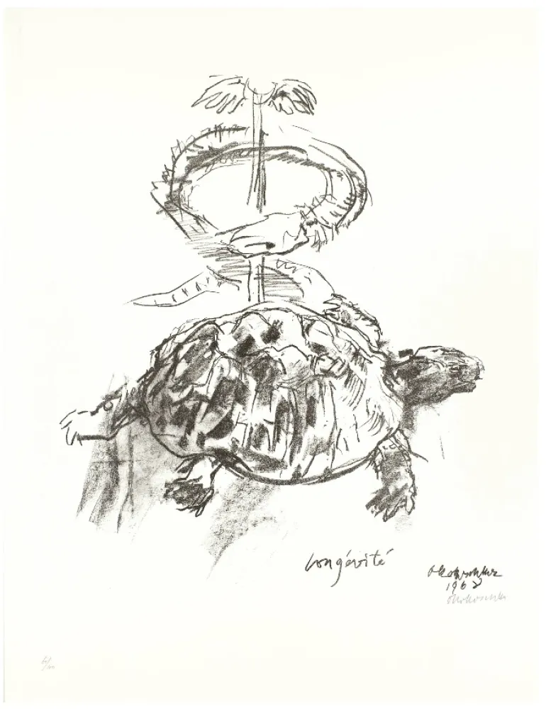 石版画 Kokoschka - Longévité