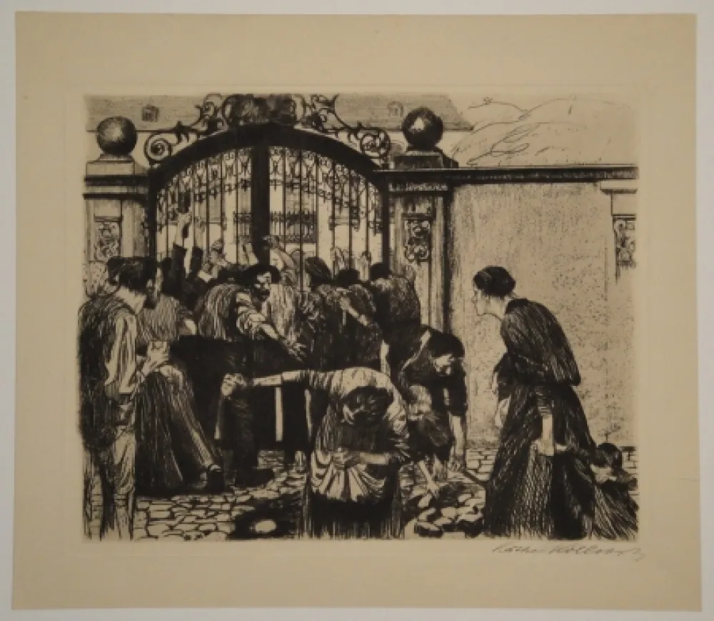 蚀刻版画 Kollwitz - Sturm