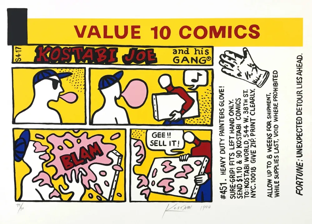 丝网印刷 Kostabi - KOSTABI JOE