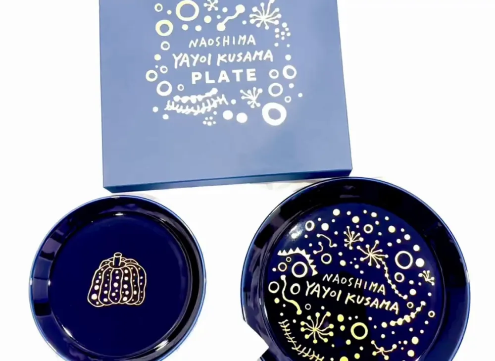 陶瓷 Kusama - A set of large and small ceramic plates (Naoshima-limited Edition)