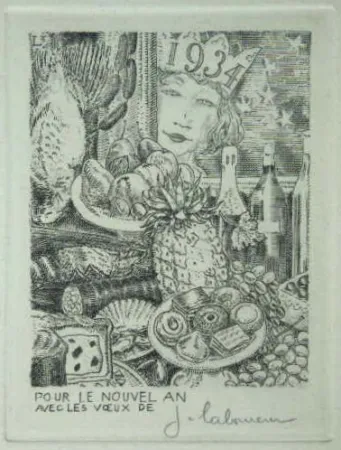 蚀刻版画 Laboureur - Cocagne.