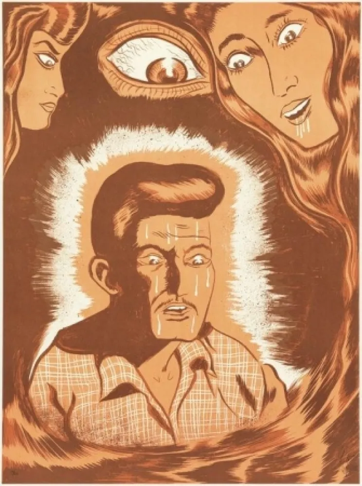 石版画 Lakra (Dr.) - Sans titre 3