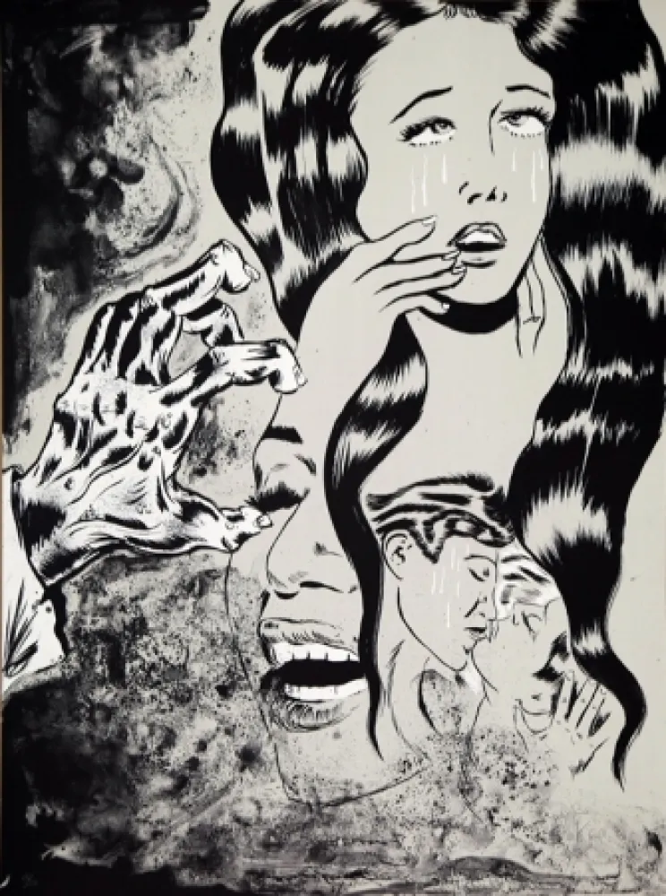 石版画 Lakra (Dr.) - Sans titre