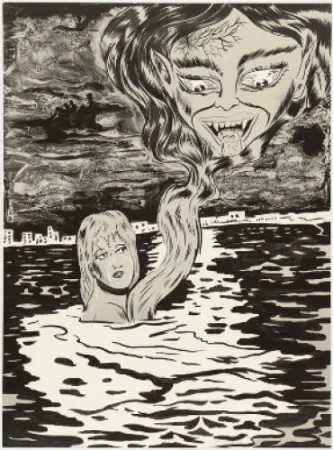 石版画 Lakra (Dr.) - Sans titre 7