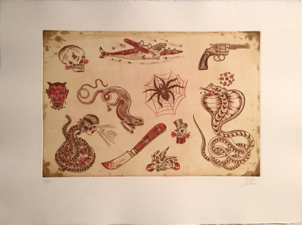 版画 Lakra (Dr.) - Untitled, #2