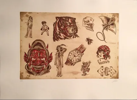 版画 Lakra (Dr.) - Untitled, #6