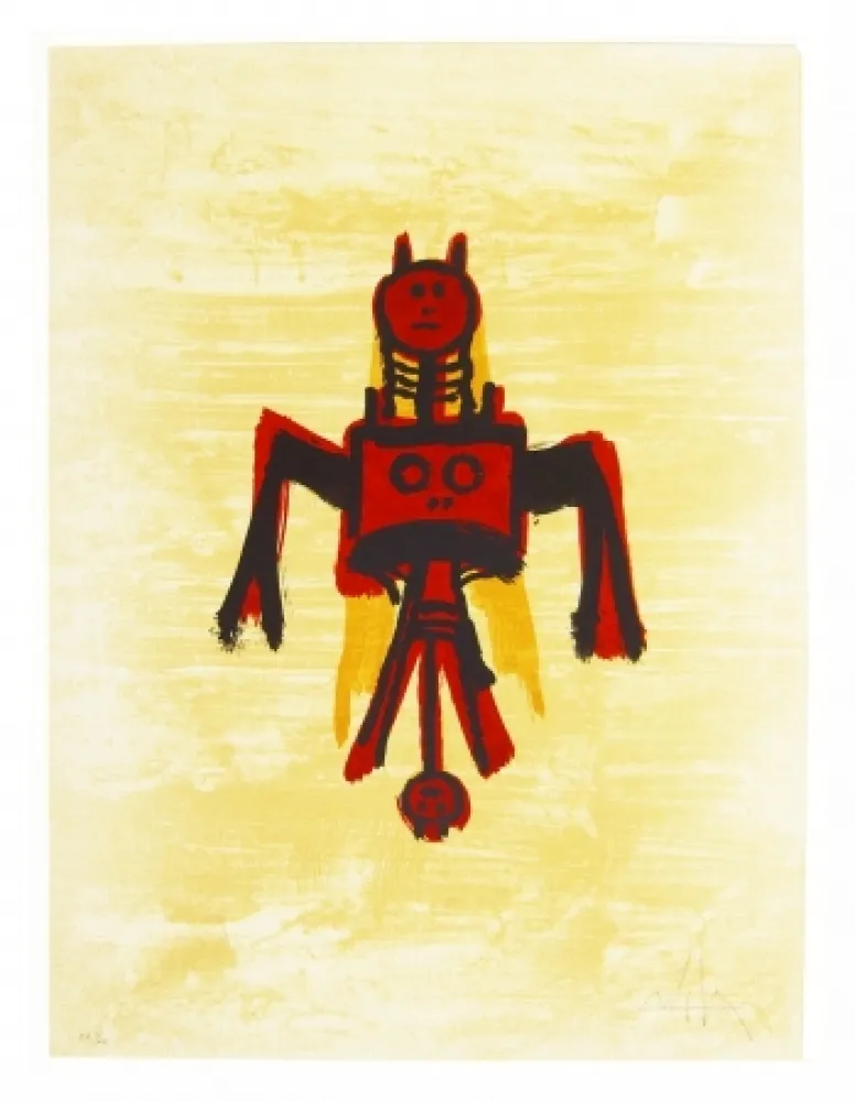 石版画 Lam - El ultimo viaje del buque fantasma - 11