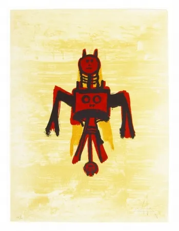 石版画 Lam - El ultimo viaje del buque fantasma - 11