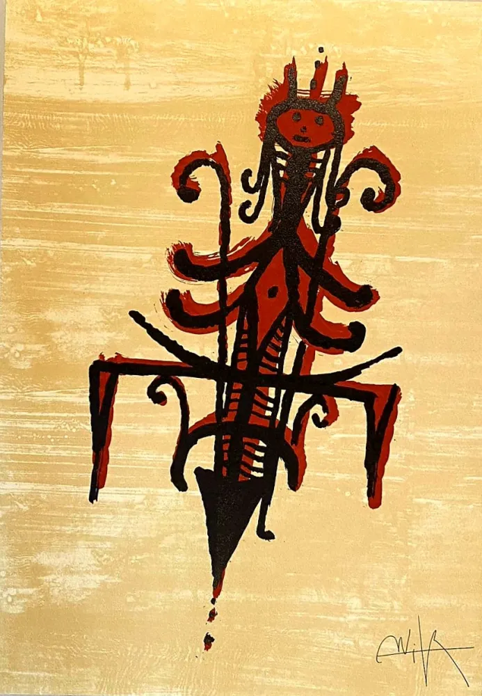 石版画 Lam - El último viaje del buque fantasma