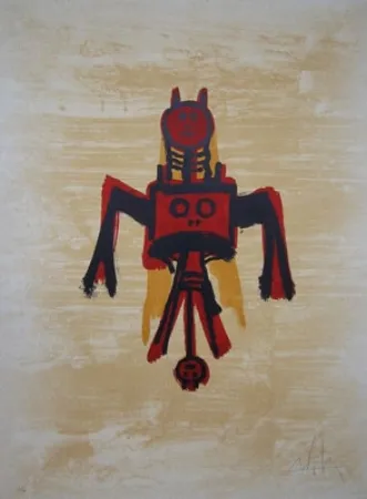 石版画 Lam - EL ÚLTIMO VIAJE DEL BUQUE FANTASMA